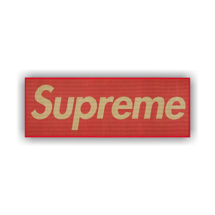 Buy Supreme Woven Straw Mat 'Red' - SS20A18 RED | GOAT