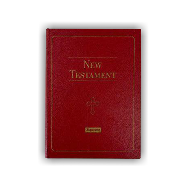 Buy Supreme New Testament Stash Bible 'Red' - 00052 1FW1344SNTSBR