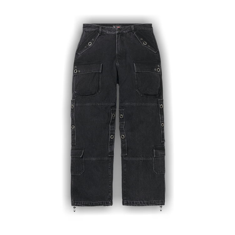 Buy Supreme x Y's Denim Utility Pant 'Washed Black