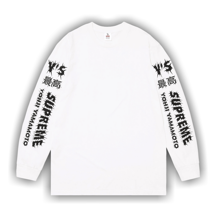 Supreme Y’s L/S Tee White XXL Supreme Y's L S Tee (FW25) - $68