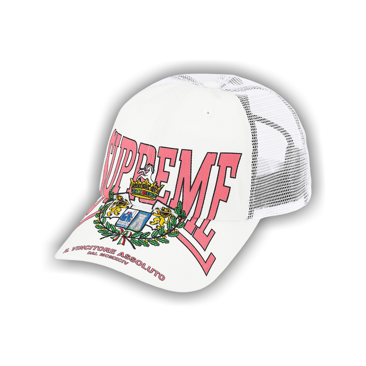 Buy Supreme Crest Mesh Back 6-Panel 'White' - FW25H104 WHITE | GOAT