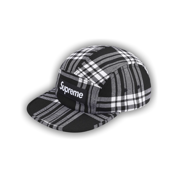 Supreme Lochcarron® Camp Cap Black 25fw Buy Supreme Lochcarron Camp Cap 'Black' - FW25H78 BLACK | GOAT