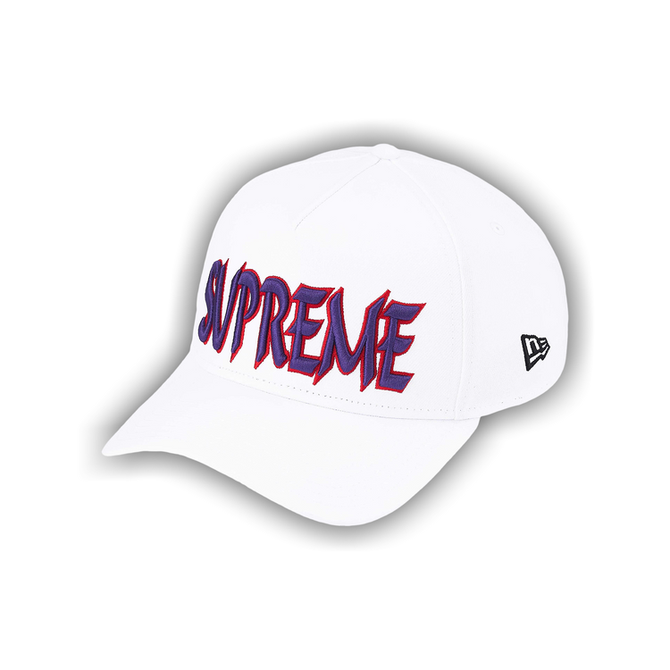 Buy Supreme Sharp Spellout Adjustable New Era 'White' - FW25H87