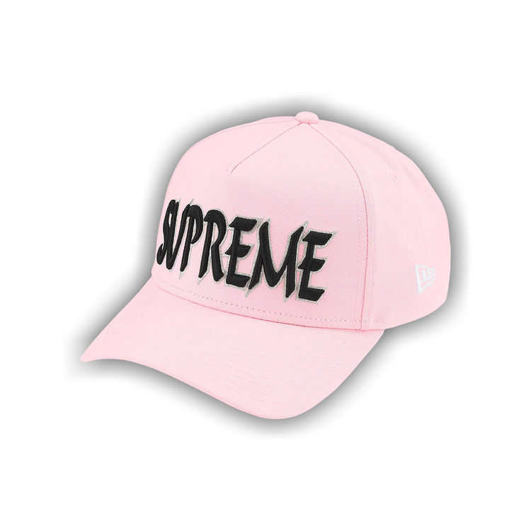 Buy Supreme Sharp Spellout Adjustable New Era 'Light Pink