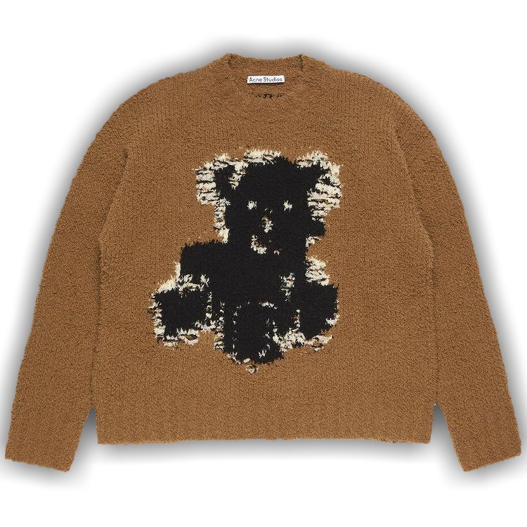 Buy Acne Studios Crewneck Sweater 'Khaki Beige' - A60601 CVI KHAK