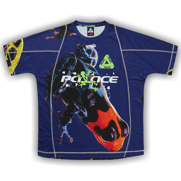 Buy Palace Frogger Tech Jersey 'Blue Frog' - P29ES026 | GOAT