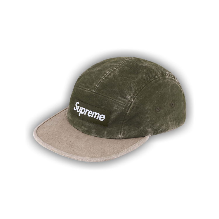 Buy Supreme 2-Tone Moleskin Camp Cap 'Dark Olive' - FW25H56 DARK