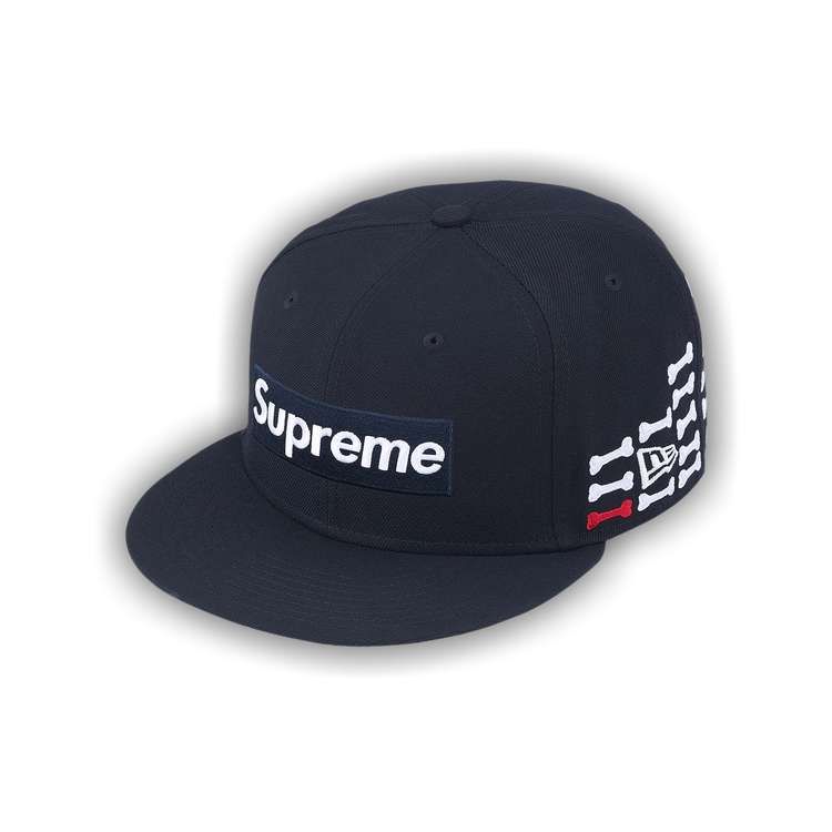 【7 3/4】Supreme Bones Box Logo New Era Supreme Bones Box Logo New Era 59fifty Fitted Cap 7 3/4 | eBay