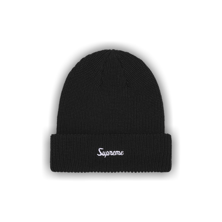 Buy Supreme Loose Gauge Beanie 'Black' - FW25BN25 BLACK | GOAT