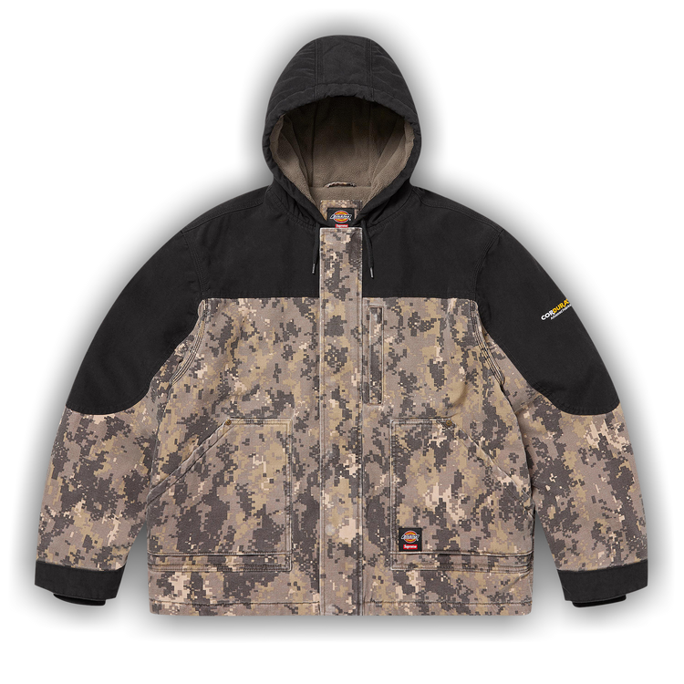 ウェア Supreme x Dickies Cordura Hooded Work Supreme Dickies Cordura Hooded Work Jacket Black Denim Men's