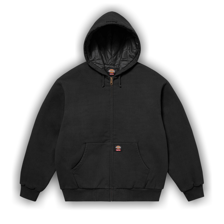 Buy Supreme x Dickies Quilted Lined Zip Up Hooded Sweatshirt