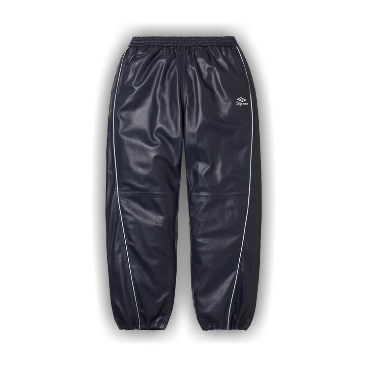 Buy Supreme x Umbro Leather Track Pant 'Navy' - FW25P34 NAVY | GOAT