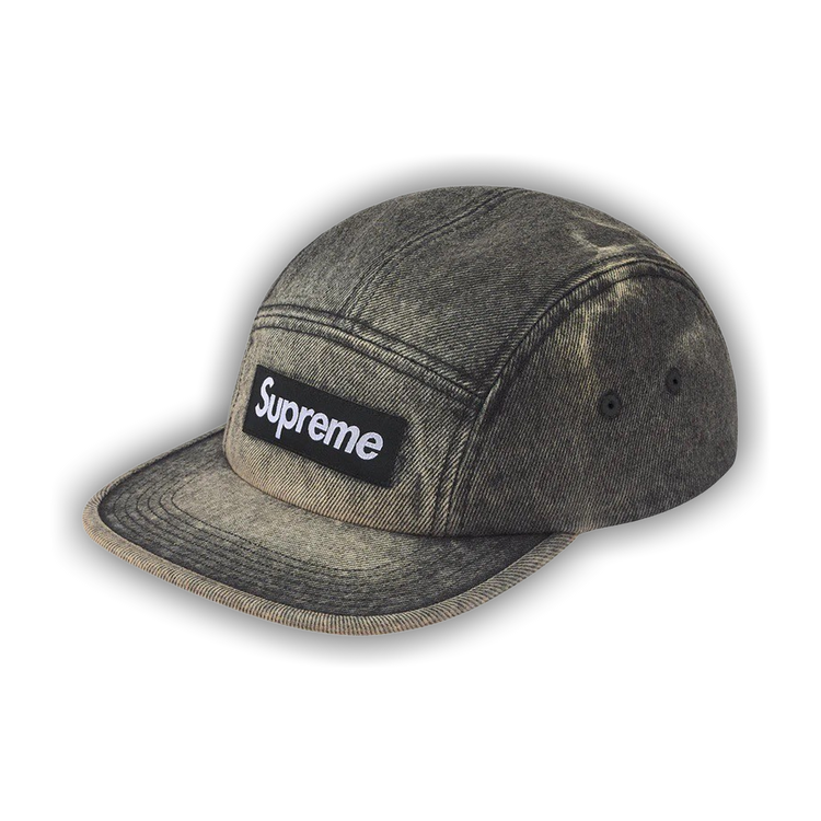 Buy Supreme Denim Camp Cap 'Washed Black' - FW25H90 WASHED BLACK
