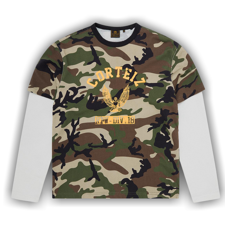 Buy Corteiz Eagle Camo Thermal Long-Sleeve 'Woodland' - CRTZ0309