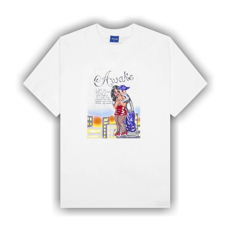 Buy Awake NY Hug Tee 'White' - AWK FW25 TS003 WHIT | GOAT