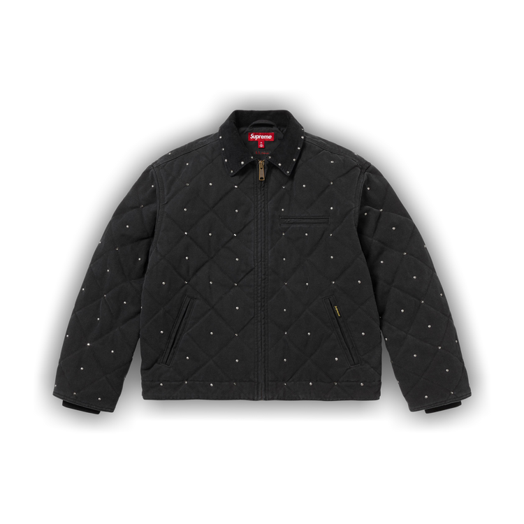 Buy Supreme x B.B. Simon Quilted Work Jacket 'Black' - FW25J89 Buy Supreme x B.B. Simon Quilted Work Jacket 'Black' - FW25J89
