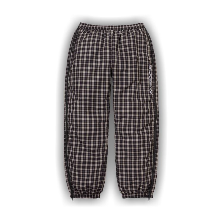 Buy Supreme Plaid Warm Up Pant 'Black' - FW25P8 BLACK | GOAT