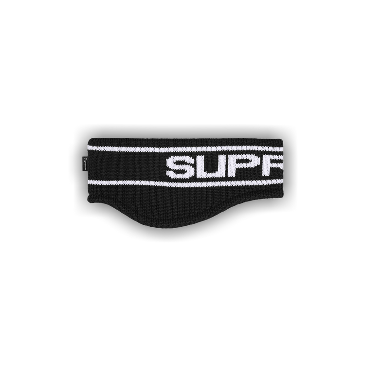 Buy Supreme Contrast Logo Headband 'Black' - FW25BN50 BLACK | GOAT