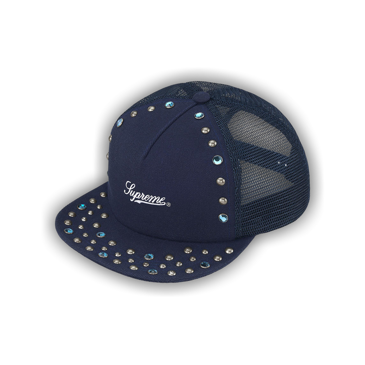 Buy Supreme x B.B. Simon Studded Mesh Back 5-Panel 'Navy