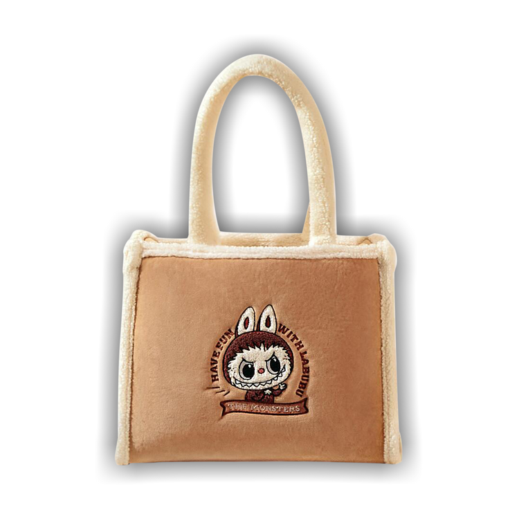 labubu】MCM ボストンバッグ ブラウンレザー labubu】MCM ボストン