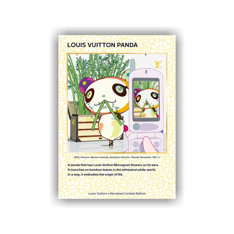 Louis Vuitton Panda トレーディングカード PSA 10 Louis Vuitton Takashi Murakami Panda Trading Card 002