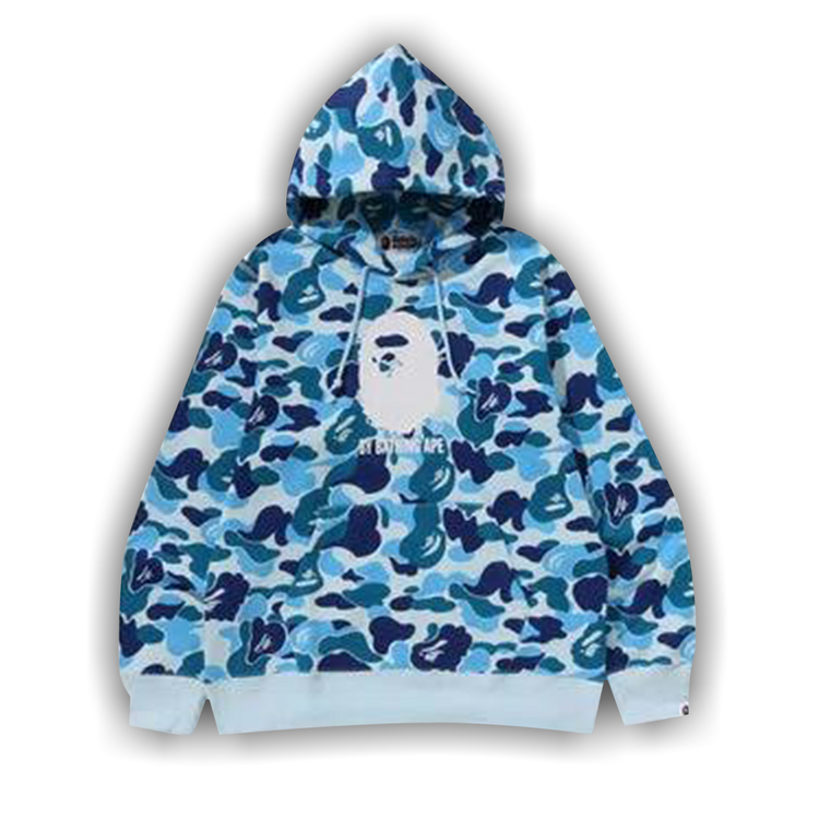 bape abc blue camo hoodie　エイプ　ブルー　パーカー　青 A Bathing Ape Men Big ABC Camo Shark Full Zip Hoodie blue