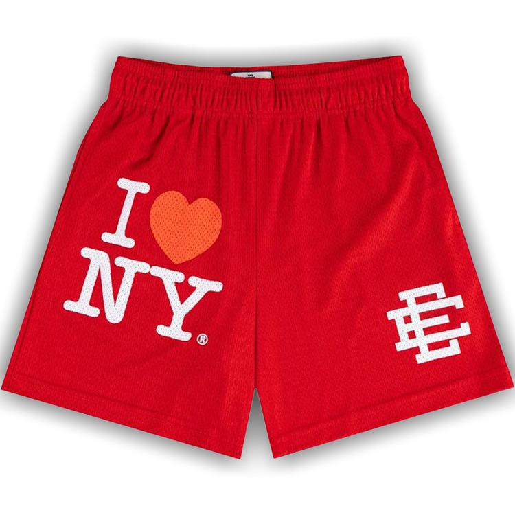 Buy Eric Emanuel EE I Love New York Short 'Red/White' - 02571