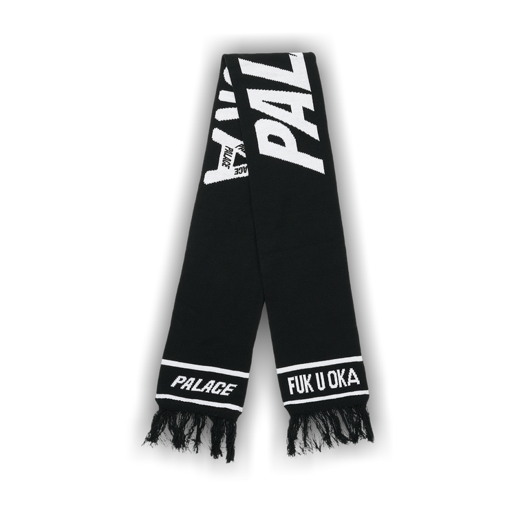 palace skateboards FUKUOKA scarf マフラー Buy Palace Fukuoka Scarf 'Black' - P29ACC113 | GOAT