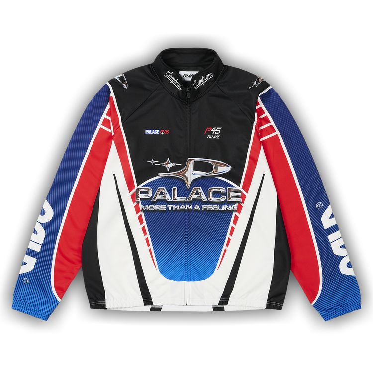 Buy Palace More Than A Cycling Zip Jacket 'Red/Blue' - P29ES059 | GOAT