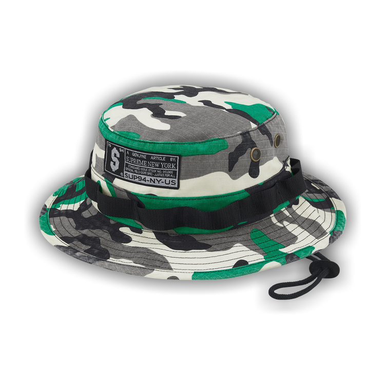 Buy Supreme Military Boonie 'Green Camo' - FW25H59 GREEN CAMO | GOAT