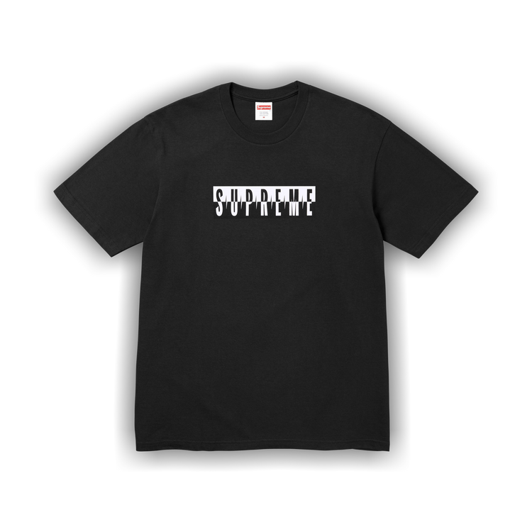 トップス supreme Split Tee BLACK M Buy Supreme Split Tee 'Black' - FW25T59 BLACK | GOAT