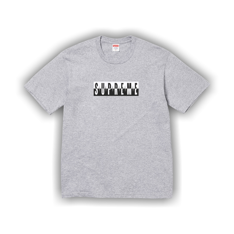 Buy Supreme Split Tee 'Heather Grey' - FW25T59 HEATHER GREY | GOAT