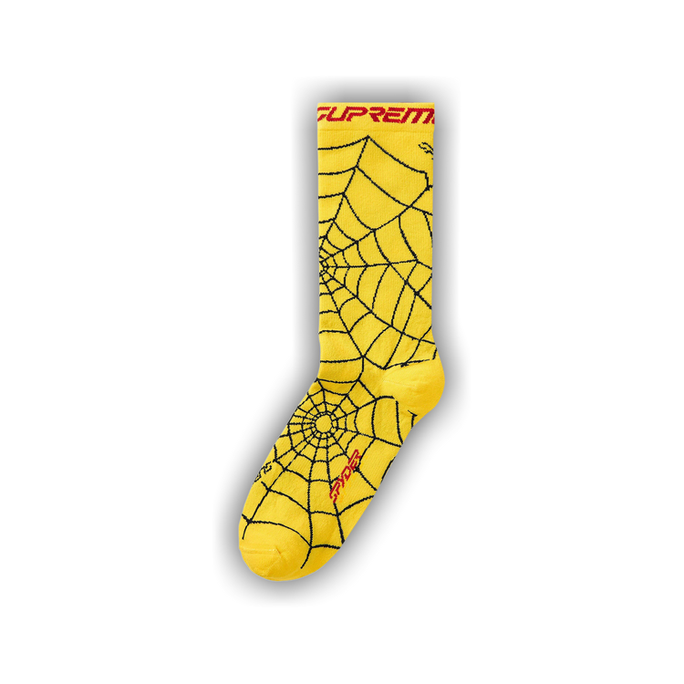 Buy Supreme x Spyder Crew Socks (1 Pack) 'Yellow' - FW24A118