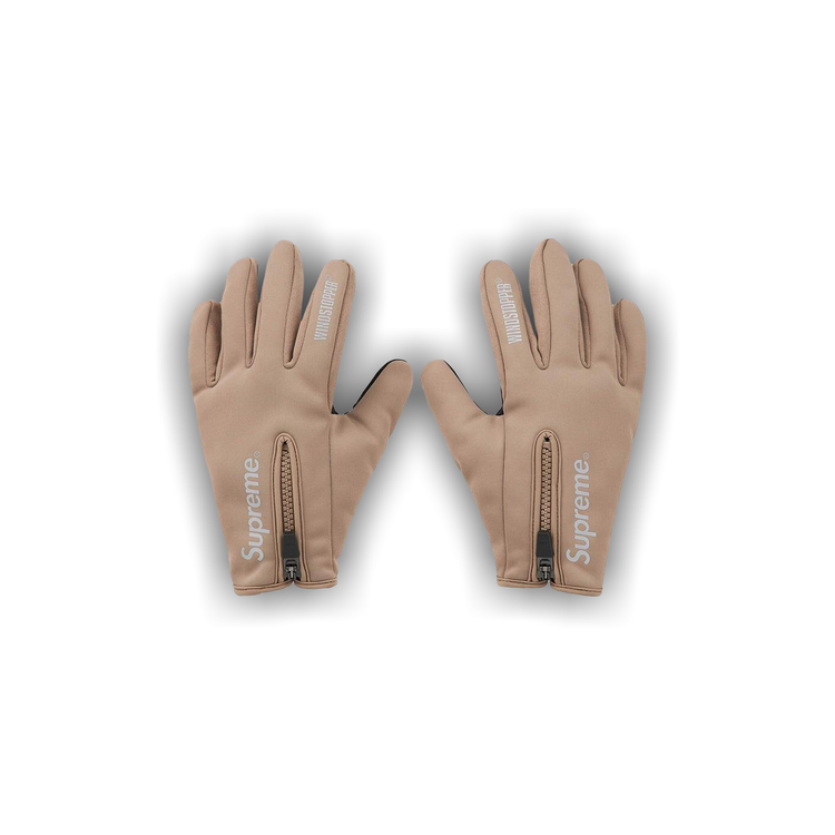 Buy Supreme WINDSTOPPER Zip Gloves 'Taupe' - FW24A9 TAUPE | GOAT