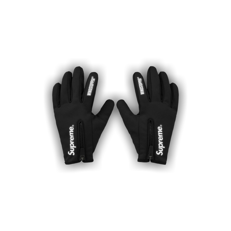 Buy Supreme WINDSTOPPER Zip Gloves 'Black' - FW24A9 BLACK | GOAT
