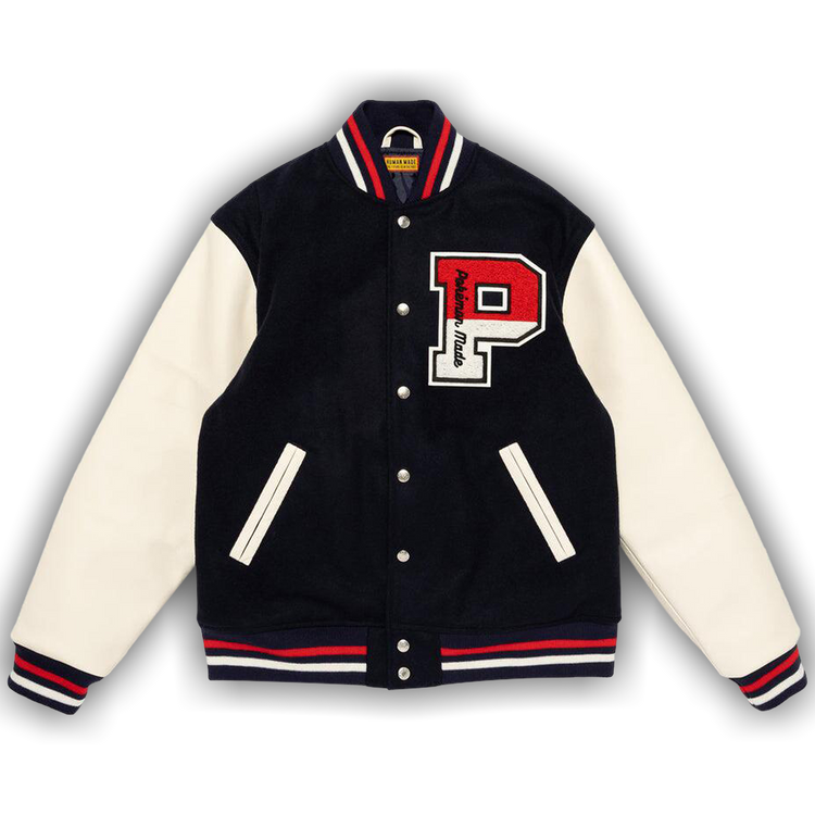 Buy Human Made x Pokemon Made Varsity Jacket 'Navy' - XX30JK004