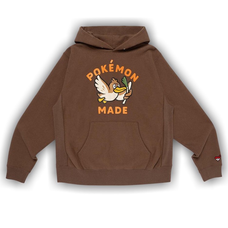 Buy Human Made x Pokemon Made Heavyweight Hoodie 'Brown