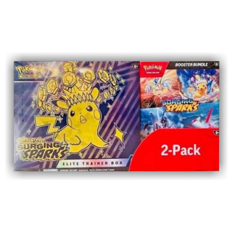 Buy Pokmon Scarlet & Violet: Surging Sparks Elite Trainer Box + Booster  Bundle (Costco) - 08780 1SS2541P2SVSS MULT | GOAT CA