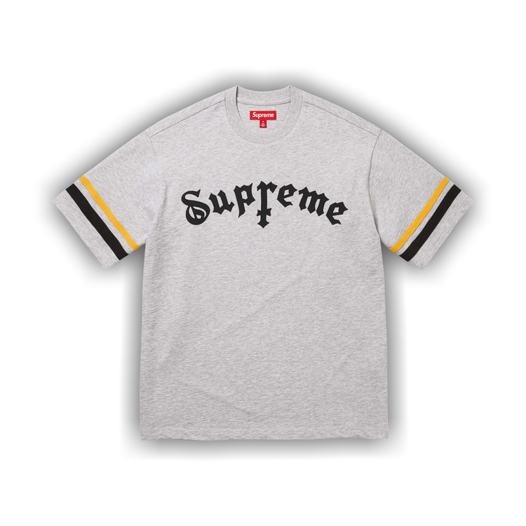 Buy Supreme Cross Short-Sleeve Top 'Heather Grey' - FW25KN95