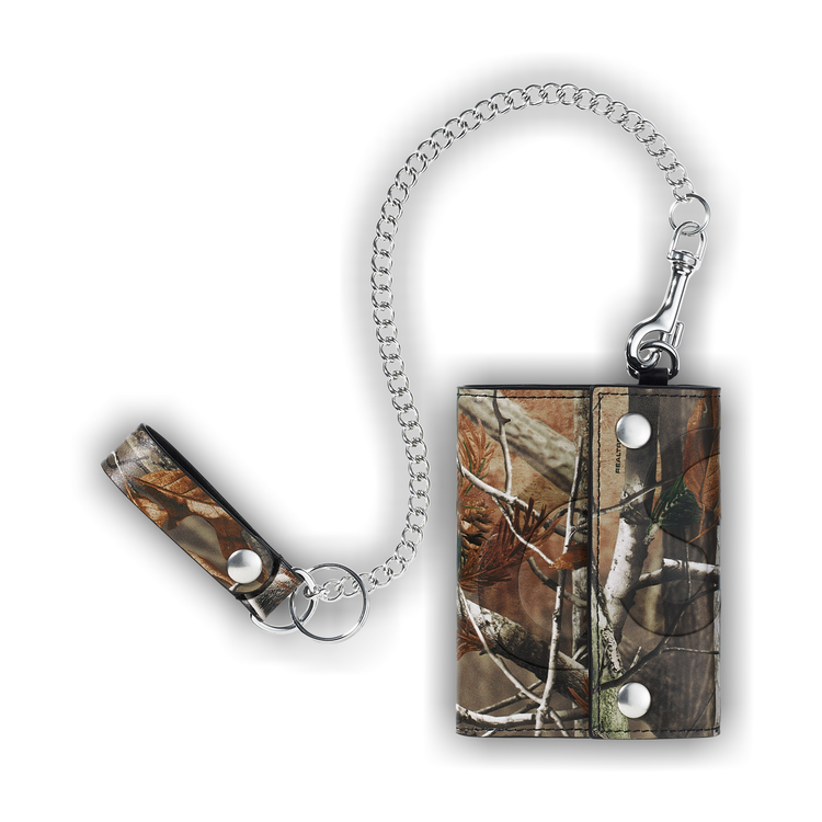 Buy Supreme Leather Chain Wallet 'Realtree AP Camo' - FW25B13