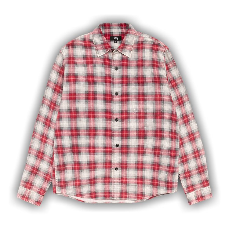 Buy Stussy Dax Printed Shirt 'Red' - 1110375 RED | GOAT