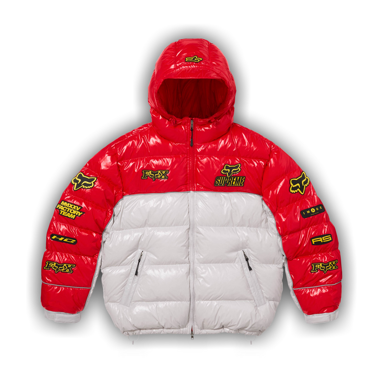 Supreme フード付きジャケット ホワイト/レッド Supreme シュプリーム SUPREME x ザ・ノースフェイス THE NORTH