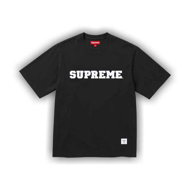 Buy Supreme Collegiate Appliqué Short-Sleeve Top 'Black