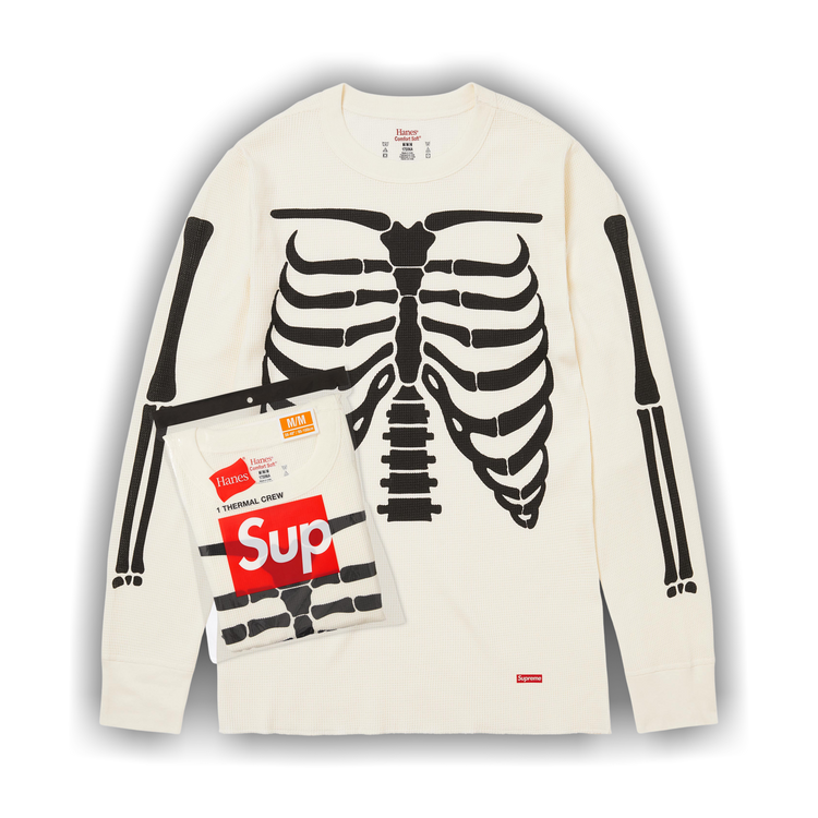 【M】Supreme Hanes Bones Thermal Crew 1 Buy Supreme x Hanes Bones Thermal Crew (1 Pack) 'Natural