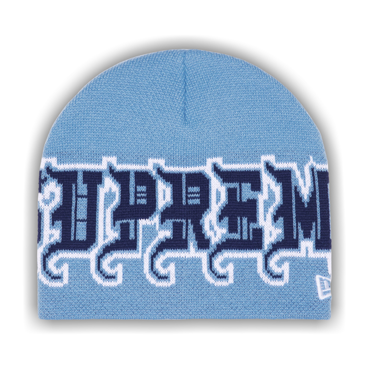 Buy Supreme New Era Outline Beanie 'Light Blue' - FW25BN51 LIGHT