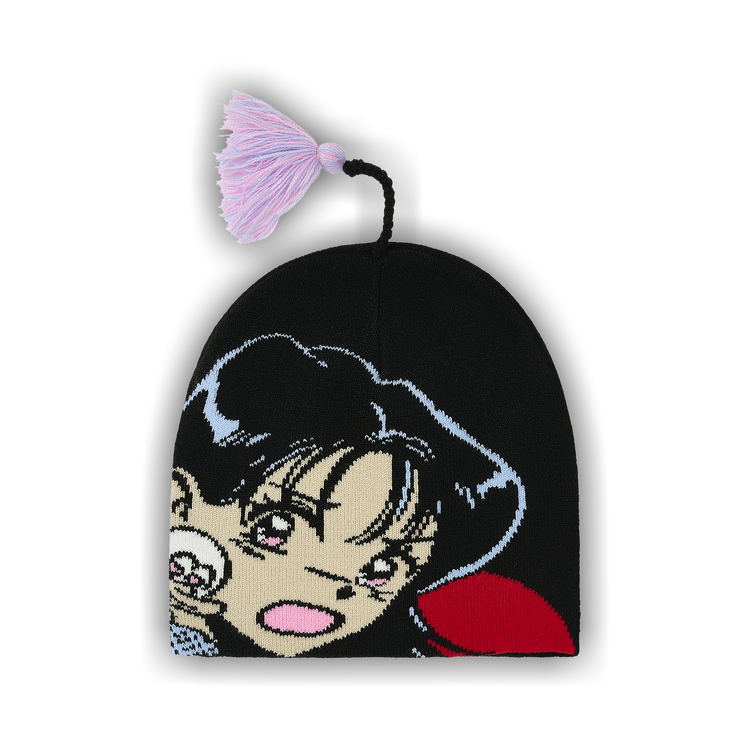 Buy Palace Rear View Nein Cuff Beanie 'Black' - P29BN019 | GOAT