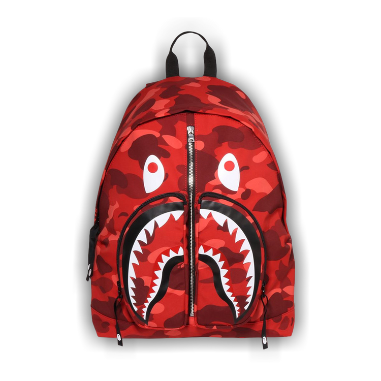 Buy BAPE Color Camo Shark Daypack 'Red' - 1L80 189 001 RED | GOAT