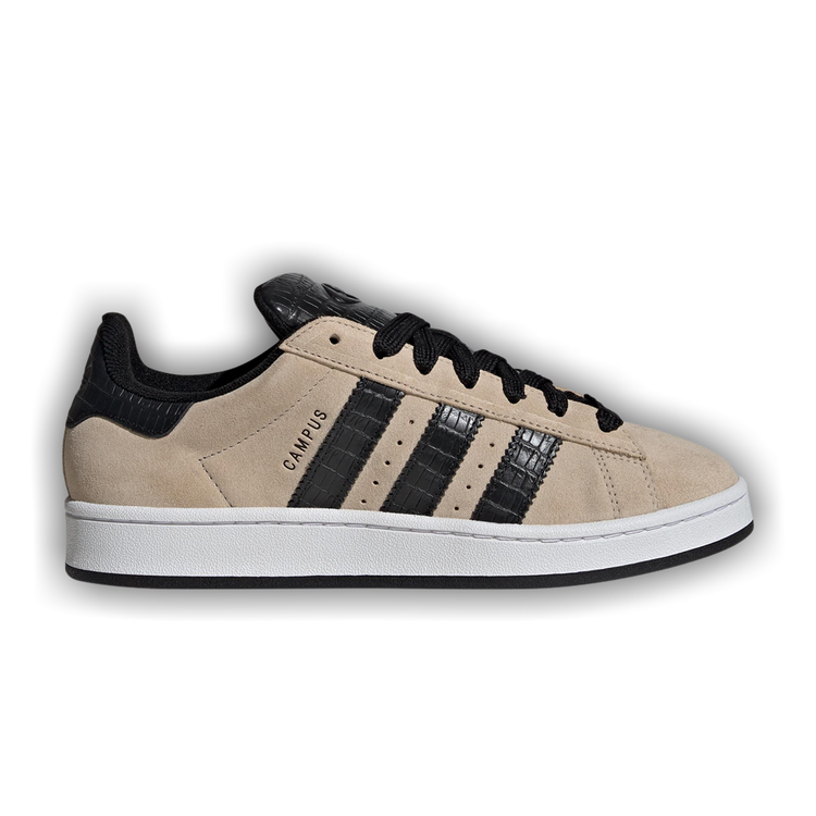 adidas Originals Campus 00s Stone Khaki/Core Black/Ftwr White Men's Shoes, Stone/Black/White, Size: 9.5