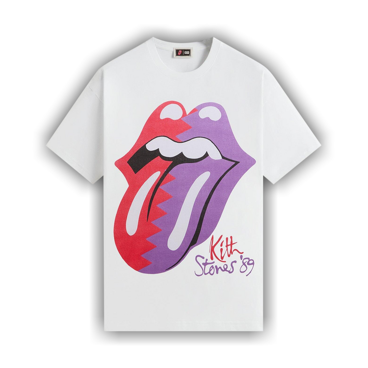 Buy Kith For The Rolling Stones 1989 Tongue Vintage Tee 'White