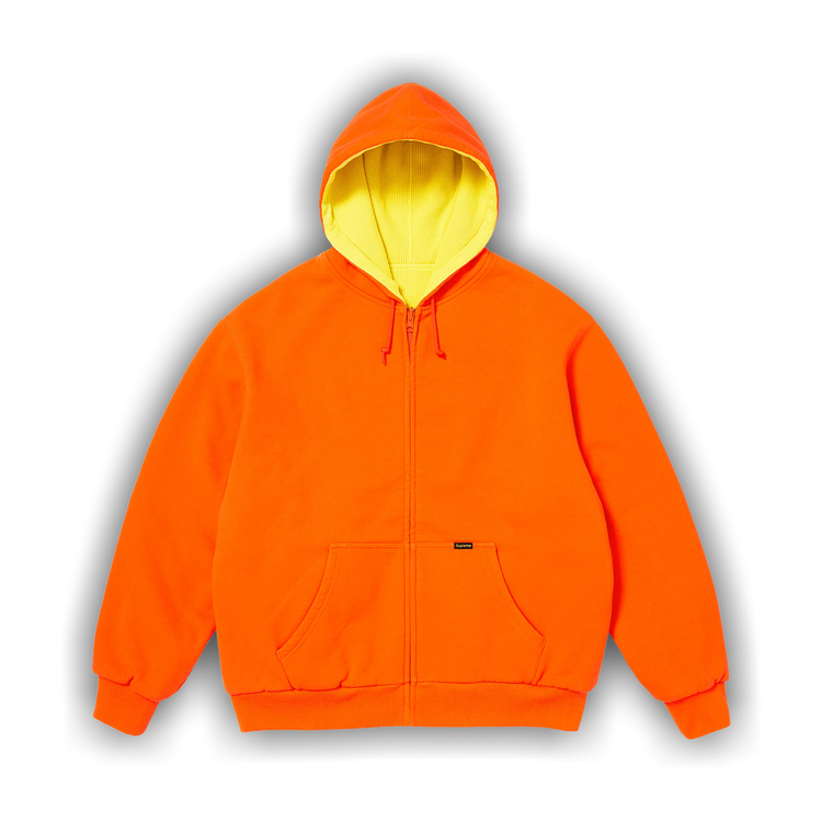 Buy Supreme Reversible Work Zip Up Hooded Sweatshirt 'Bright